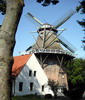 Windmühle "De Vrouw Johanna" in Emden. Galerieholländer.