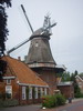 Windmühle in Westgroßefehn, Ostfriesland.