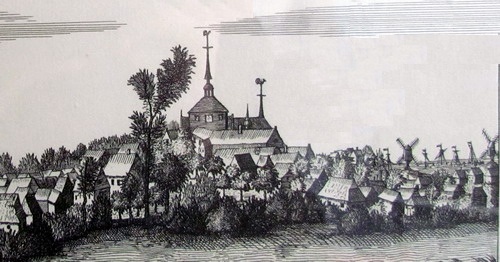 Bockwindmühlen in Varel um 1650