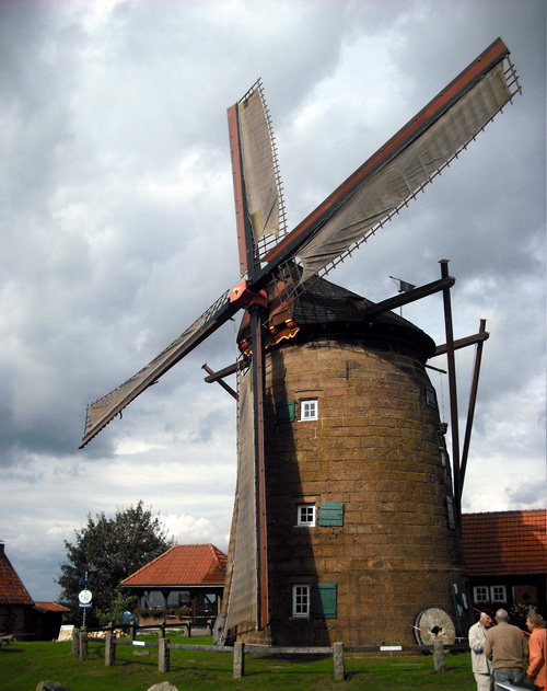 Ostmühle in Gildehaus, Grafschaft Bentheim, Turmholländer Windmühle