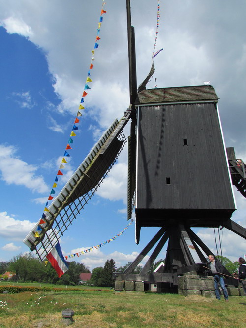 Bockwindmühle in den Niederlanden